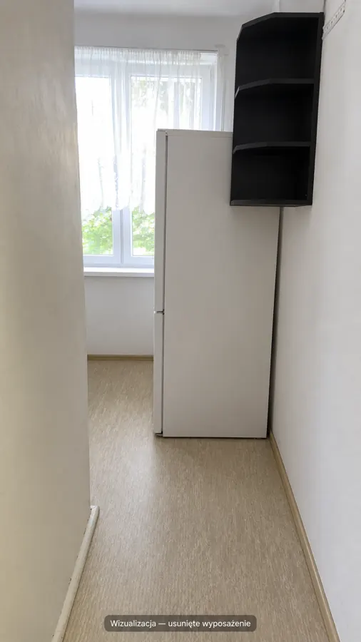 Kuchnia, ujęcie 1 — wizualizacja po usunięciu wyposażenia