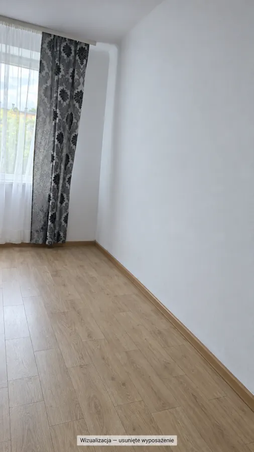 Salon, ujęcie 3 — wizualizacja po usunięciu wyposażenia