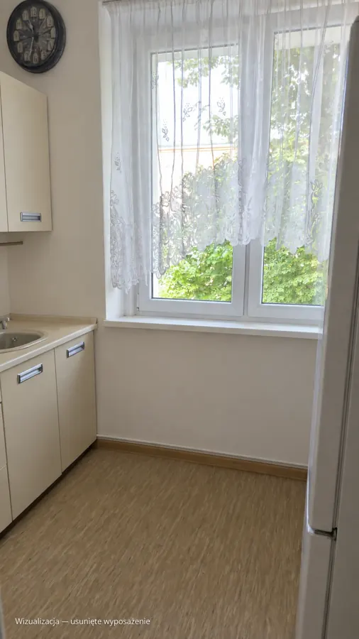 Kuchnia, ujęcie 3 — wizualizacja po usunięciu wyposażenia